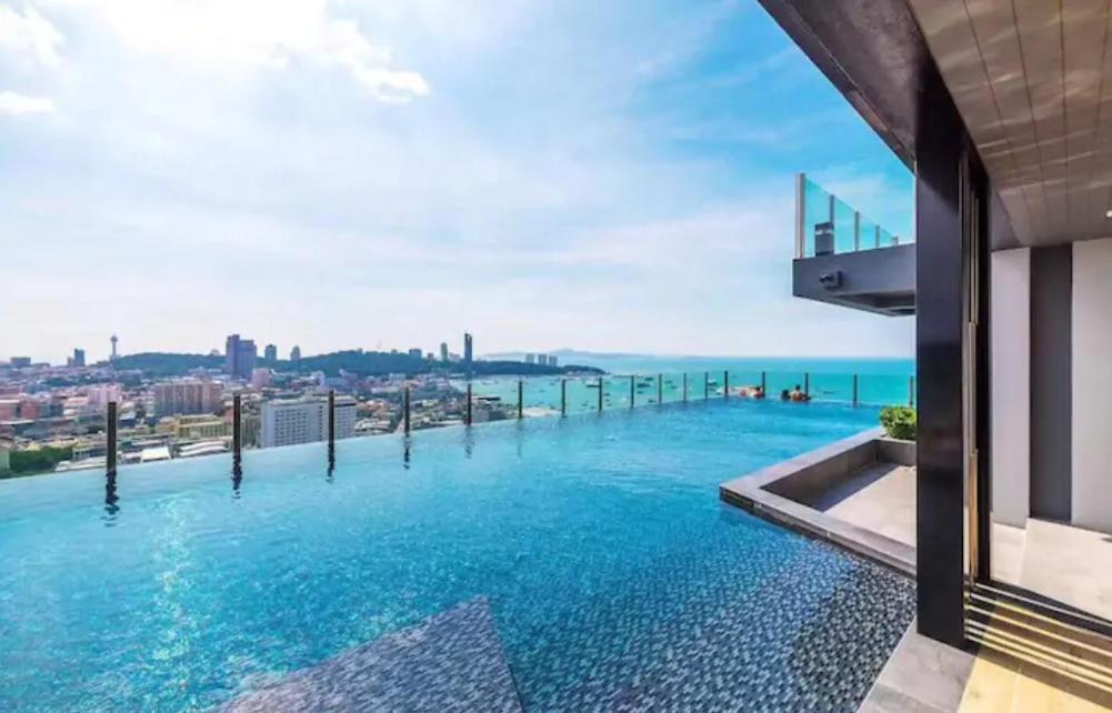 The Base Central Pattaya Quiet King-Bed With Infinity Pool & Free Netflix! Ngoại thất bức ảnh