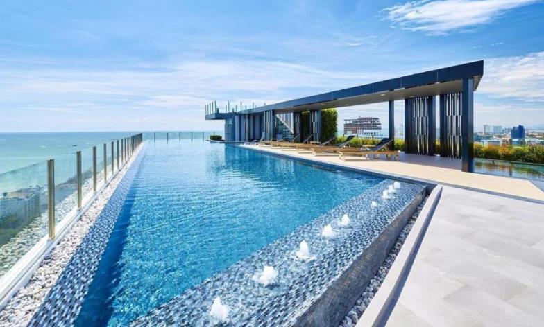 The Base Central Pattaya Quiet King-Bed With Infinity Pool & Free Netflix! Ngoại thất bức ảnh